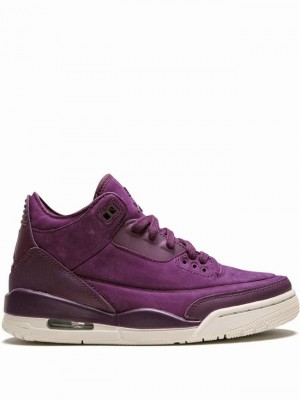 Nike Retro Bordeaux Women's Air Jordan 3 Burgundy | UYXDKPI-96