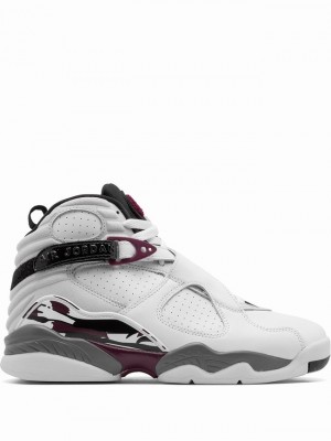 Nike Retro Burgundy Women's Air Jordan 8 Burgundy | YLFHCVB-49