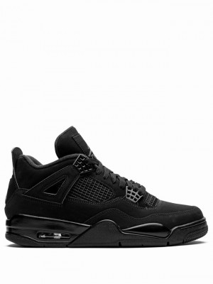 Nike Retro Cat 2020 Men's Air Jordan 4 Black | NYOHBAE-76