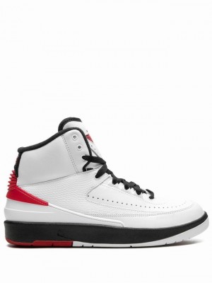 Nike Retro Chicago Women's Air Jordan 2 White / Red | ZTELSWX-87