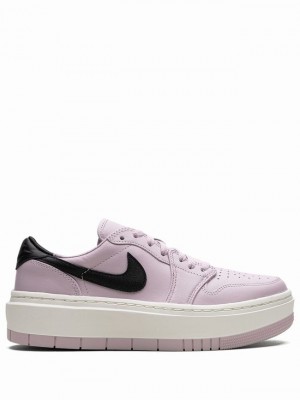 Nike Retro Elevate Iced Lilac/Sail/Black Women's Air Jordan 1 Purple / Black | WYIBSVK-39