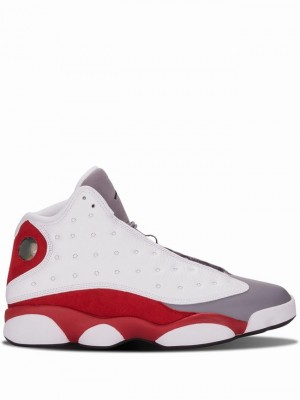 Nike Retro Grey Toe Women's Air Jordan 13 White / Red | VLUAMOB-65