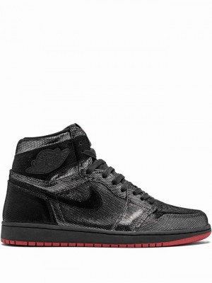 Nike Retro High Men's Air Jordan 1 Black | IDLHQUP-27