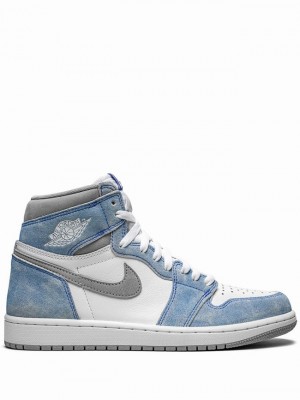 Nike Retro High Men's Air Jordan 1 White / Blue | JPCDLRV-67