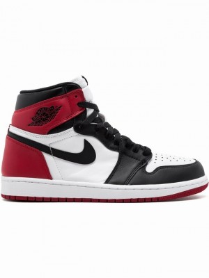 Nike Retro High OG Black Toe Women's Air Jordan 1 Black | AIUBGSN-75