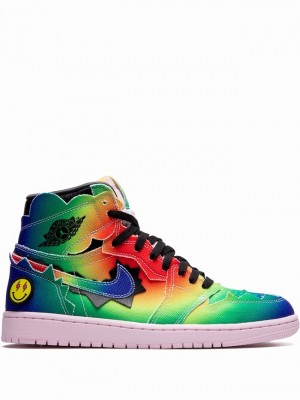 Nike Retro High OG J Balvin Women's Air Jordan 1 Multicolor | RNMGXWB-61