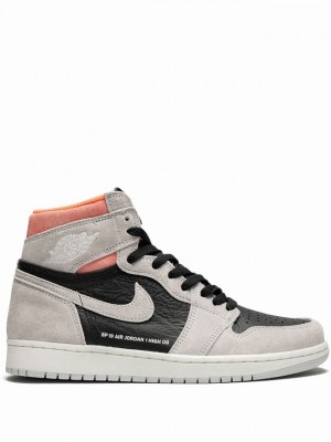 Nike Retro High OG Men's Air Jordan 1 Grey / Black | KGIAPTL-07