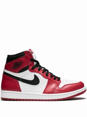 Nike Retro High OG Men's Air Jordan 1 White / Red | KYLMWJE-76