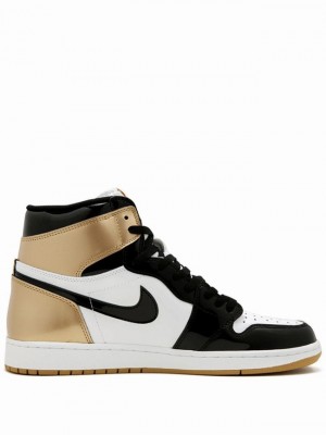 Nike Retro High OG NRG Gold Top 3 Men's Air Jordan 1 White / Black / Gold | WSPDRLI-37