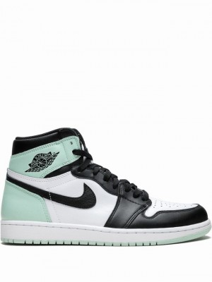 Nike Retro High OG NRG Men's Air Jordan 1 White / Black / Green | SIFUCNT-58