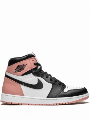 Nike Retro High OG NRG Men's Air Jordan 1 White / Black / Pink | ZHGRUOA-13