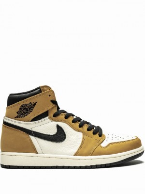 Nike Retro High OG Rookie Of The Year Men's Air Jordan 1 White / Yellow | JGYNILR-41