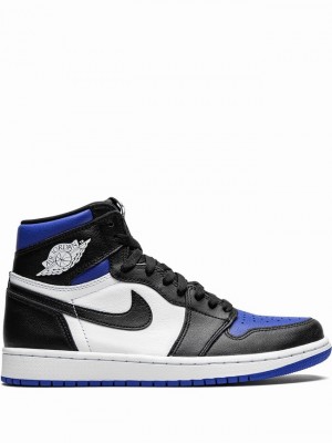 Nike Retro High OG Royal Toe Men's Air Jordan 1 White / Black / Blue | LRGIHOJ-46