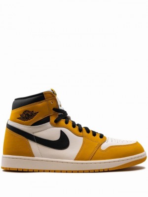 Nike Retro High OG Toe Men's Air Jordan 1 Yellow | BWLZYKQ-49