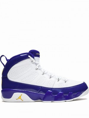 Nike Retro High Top Men's Air Jordan 9 White / Blue | IJOBFCX-01