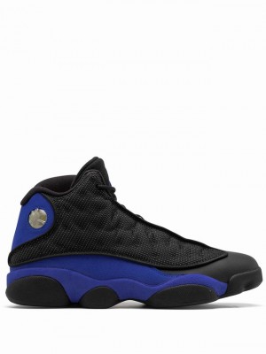 Nike Retro Hyper Royal Men's Air Jordan 13 Black / Blue | BYKIJFE-16