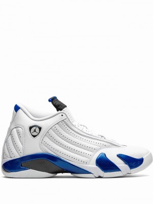 Nike Retro Hyper Royal Men's Air Jordan 14 White / Blue | ZRQOCSB-96