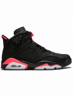 Nike Retro Infrared Women's Air Jordan 6 Black | EZCKPWF-30