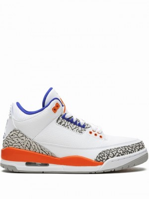 Nike Retro Knicks Women's Air Jordan 3 White | CMZFEHO-98