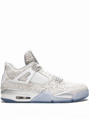 Nike Retro Laser Men's Air Jordan 4 White | CJMLKNX-24