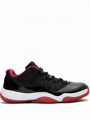 Nike Retro Low Men's Air Jordan 11 Black / White | FAJCDHY-15