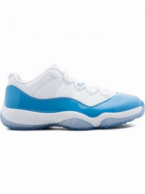 Nike Retro Low Men's Air Jordan 11 White / Blue | VJGKIXA-03