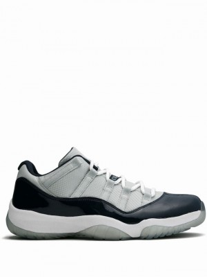 Nike Retro Low Men's Air Jordan 11 White / Black | OWBKYQS-39