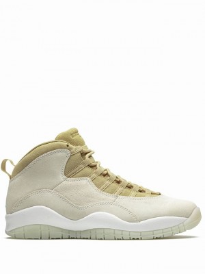 Nike Retro Men's Air Jordan 10 Beige | UHKFQJV-87