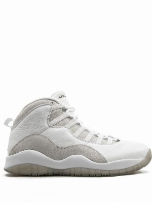 Nike Retro Men's Air Jordan 10 White | XLYNJOS-93