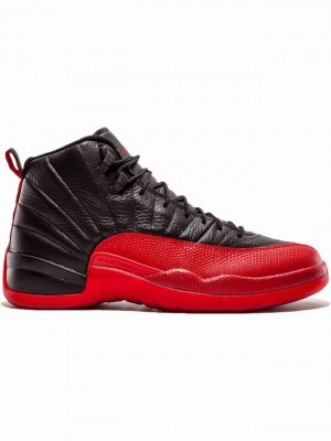 Nike Retro Men's Air Jordan 12 Black / Red | YGIXCBF-14