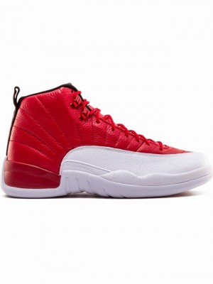 Nike Retro Men's Air Jordan 12 Red / White | YQPXBLE-21