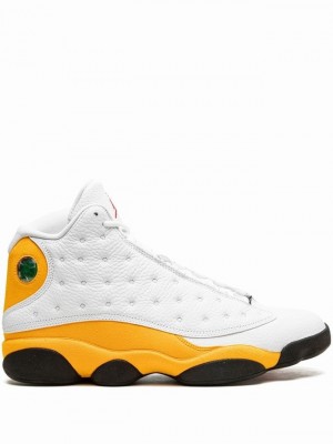 Nike Retro Men's Air Jordan 13 White / Yellow | LXBHZJF-46