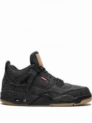 Nike Retro Men's Air Jordan 4 Black | RLDPZOM-05