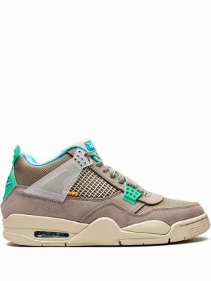 Nike Retro Men's Air Jordan 4 Grey / Green | IMNFQUS-43