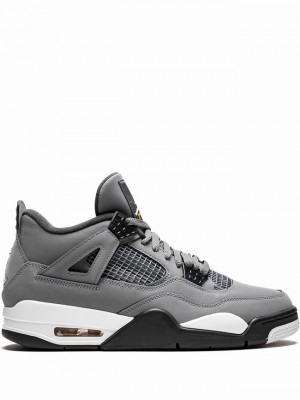 Nike Retro Men's Air Jordan 4 Grey | QFZNTJI-03