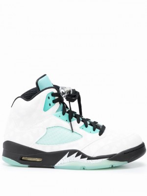 Nike Retro Men's Air Jordan 5 White | BSMURVL-53