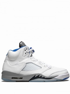 Nike Retro Men's Air Jordan 5 White | NZSOLJC-43