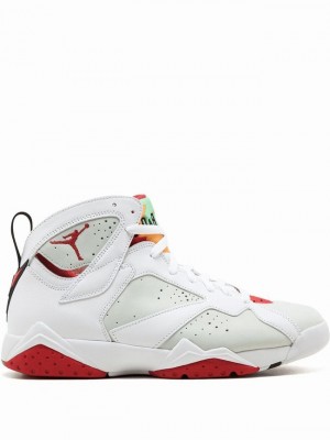 Nike Retro Men's Air Jordan 7 White / Red | MENRYGF-28