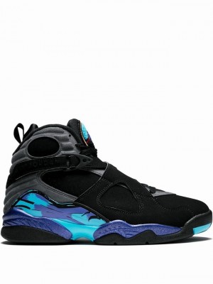 Nike Retro Men's Air Jordan 8 Black | RUFCKIM-49