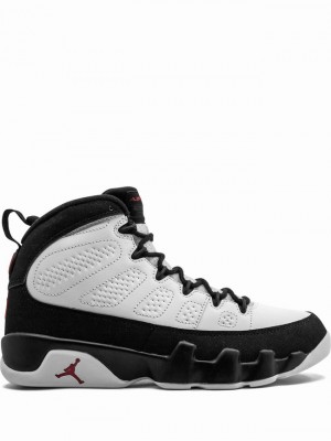 Nike Retro Men's Air Jordan 9 White / Black | DUPNQSG-91