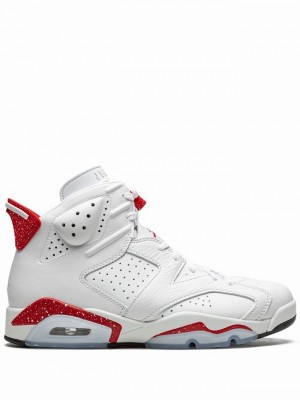 Nike Retro Red Oreo Men's Air Jordan 6 White / Red | QXMIYFN-52