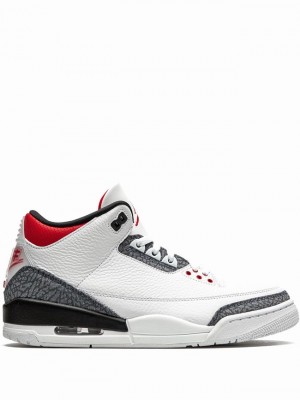 Nike Retro SE-T Denim Japan Exclusive - Fire Men's Air Jordan 3 White | DWAPBRI-37