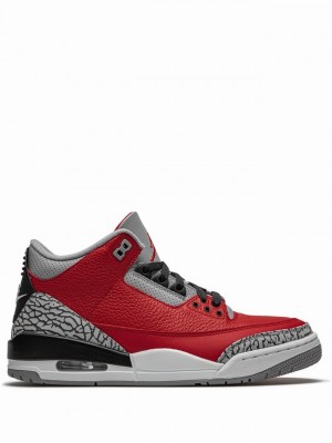 Nike Retro SE Unite - Chi Exclusive Men's Air Jordan 3 Red / Black | XVMTZPU-59