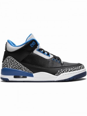 Nike Retro ''Sport'' Men's Air Jordan 3 Black | FTSZRPM-35