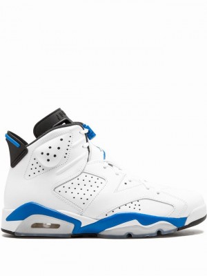 Nike Retro Sport Men's Air Jordan 6 White / Blue | YGUKVZB-13