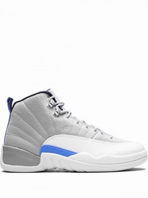 Nike Retro UNC Men's Air Jordan 12 White / Grey | KRLYOZW-30