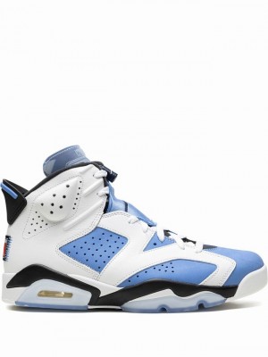 Nike Retro UNC Men's Air Jordan 6 White / Blue | XBYAZKO-38