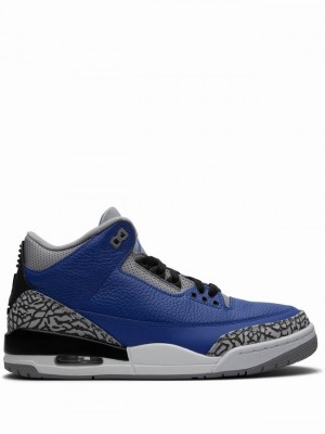 Nike Retro Varsity Royal Men's Air Jordan 3 Blue / Black | LEBZWXV-63