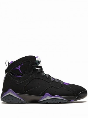 Nike Retro Women's Air Jordan 7 Black / Purple | DVEFWCG-96