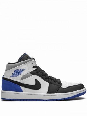 Nike SE Men's Air Jordan 1 Black / White | ZYRGTQE-15